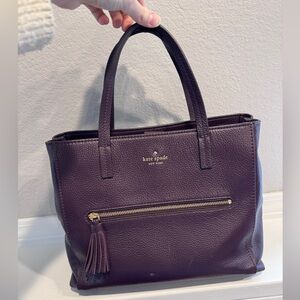 Kate Spade Purple Shoulder Crossbody Bag Tote